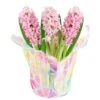 6 In. Pink Hyacinth Plant In Easter Decor Mylar Wrap, Average Shipping Height 10 In. Tall -ECO PLANTS SHOP costa farms perennials m hy3 w emy 01 64 1000